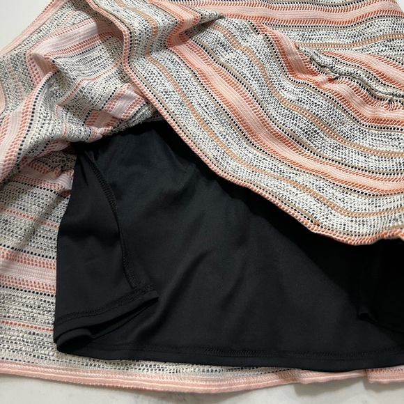 Charming Pink and White Striped Kids Dress with Black Bow Details - Picture 6 of 10